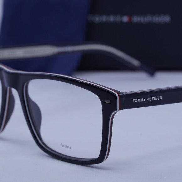 Tommy Hilfiger TH 1770 0PJP 00 Rectangle Eyeglasses – Blue 55mm - Picture 4 of 11